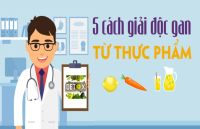 5 cách giải độc gan từ thực phẩm